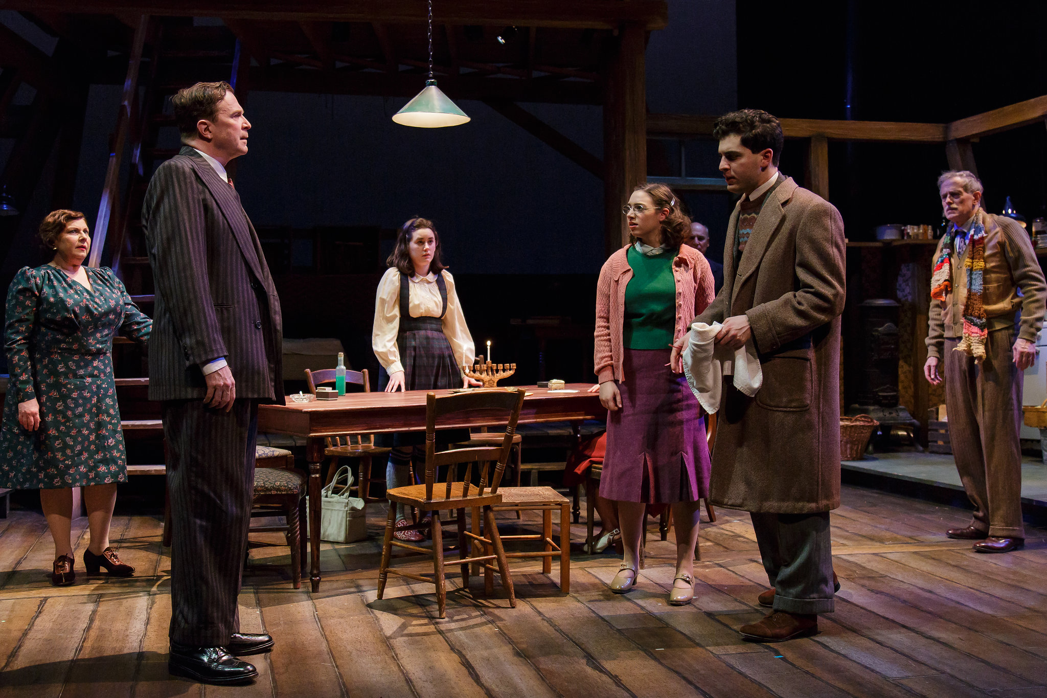 Production Photo from The Diary of Anne Frank